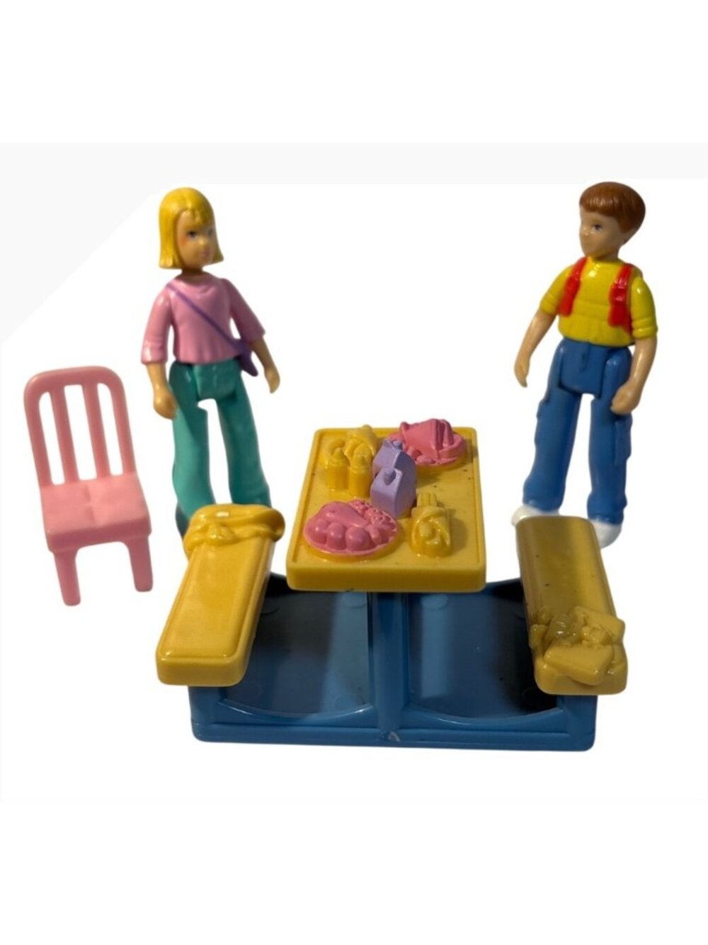 Fisher Price Sweet Street School House Accessories 2 Figures Picnic Table Chair